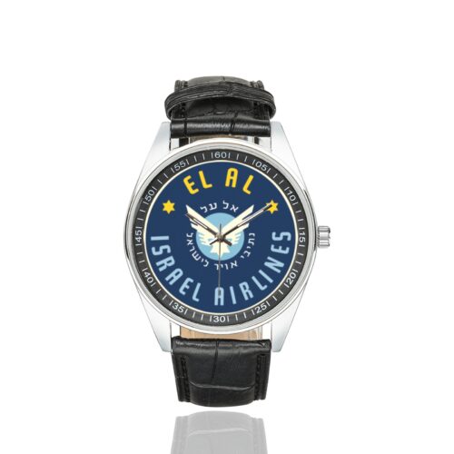 Alternative view of El Al Vintage Men's Casual Leather Strap Watch(Model 211)