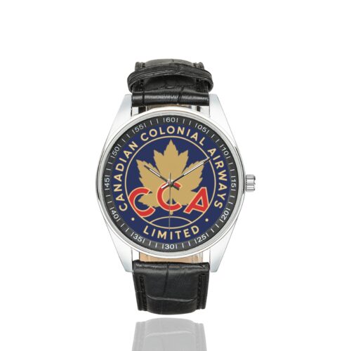 Alternative view of Canadian colonial airways 02 Men's Casual Leather Strap Watch(Model 211)