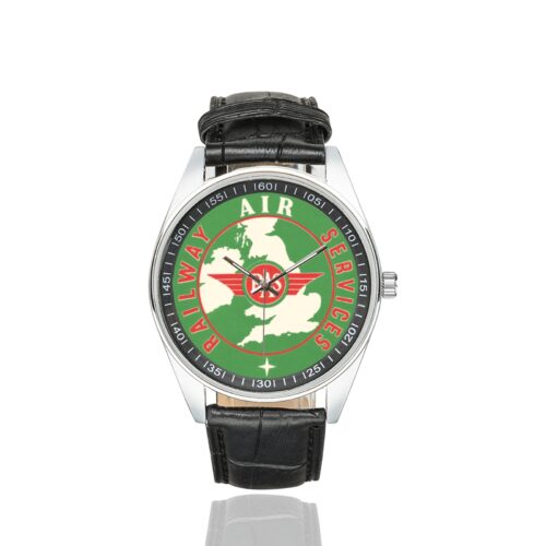 Alternative view of RAS Men's Casual Leather Strap Watch(Model 211)