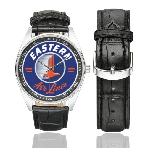 Eastern Air Lines vintage 01 Men's Casual Leather Strap Watch(Model 211) Eastern Air Lines vintage 01 Men's Casual Leather Strap Watch(Model 211)