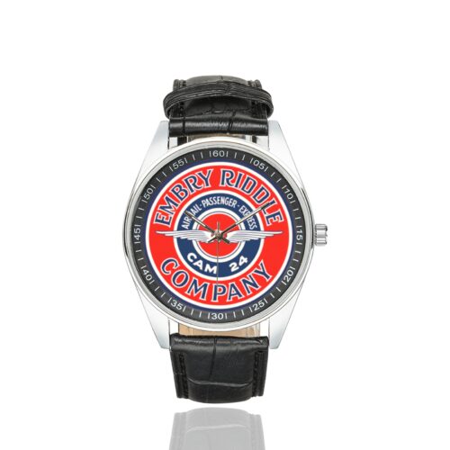Alternative view of Embry Riddle Company Men's Casual Leather Strap Watch(Model 211)