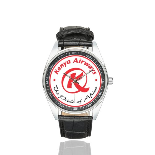 Alternative view of Kenya airways Men's Casual Leather Strap Watch.