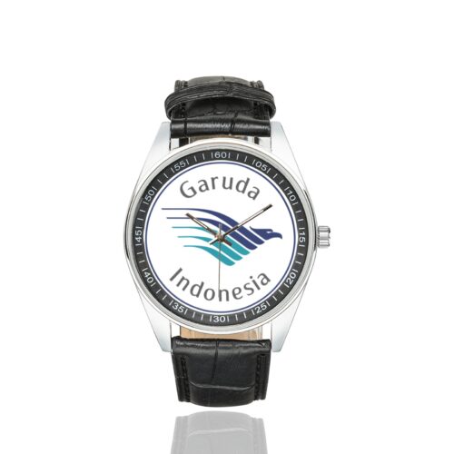 Alternative view of Garuda Indonesia 02 Men's Casual Leather Strap Watch.