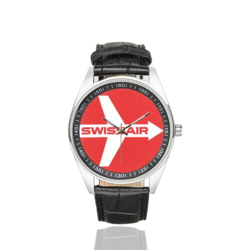 Alternative view of swissair vintage 04 Men's Casual Leather Strap Watch(Model 211)