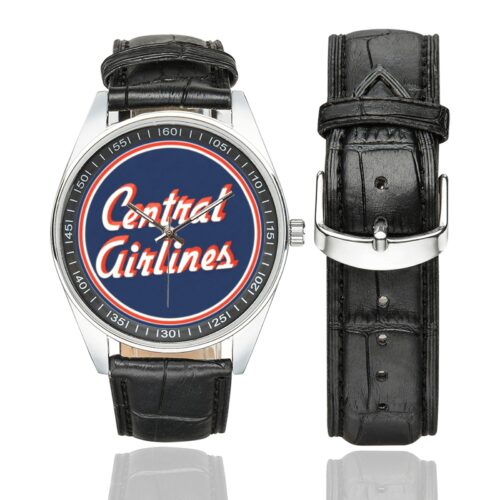 central airlines 01 Men's Casual Leather Strap Watch(Model 211) central airlines 01 Men's Casual Leather Strap Watch(Model 211)
