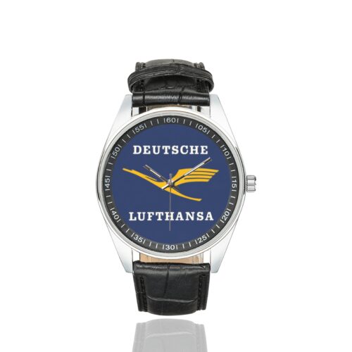 Alternative view of Lufthansa vintage 06 Men's Casual Leather Strap Watch(Model 211)