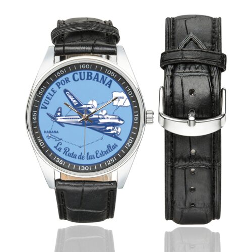 Cubana Men's Casual Leather Strap Watch(Model 211) Cubana Men's Casual Leather Strap Watch(Model 211)