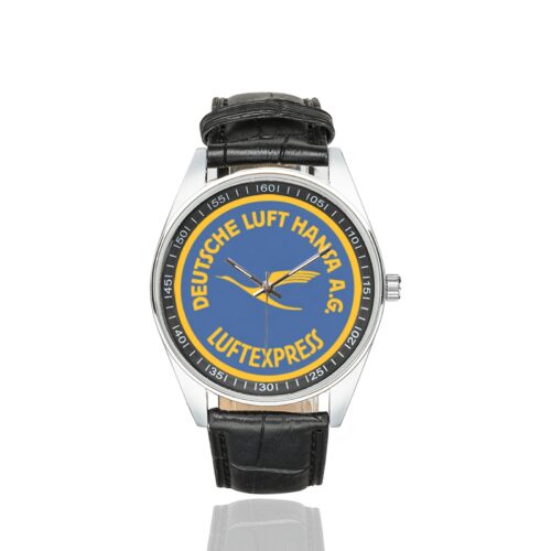 Alternative view of Lufthansa vintage 04 Men's Casual Leather Strap Watch(Model 211)