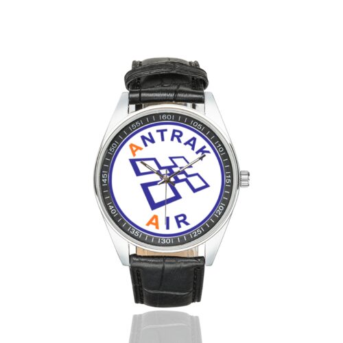 Alternative view of antrak air Men's Casual Leather Strap Watch.