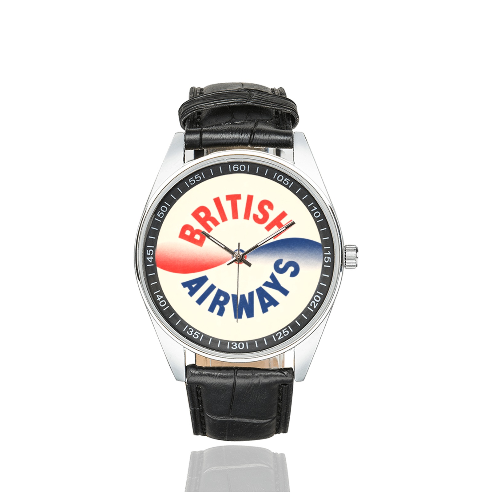 british airways Men's Casual Leather Strap Watch. british airways Men's Casual Leather Strap Watch. - Image 2