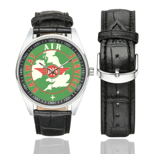 RAS Men's Casual Leather Strap Watch(Model 211)