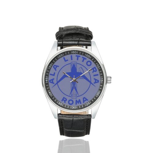 Alternative view of Ala Littoria Men's Casual Leather Strap Watch.