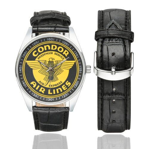 Condor air lines Men's Casual Leather Strap Watch(Model 211) Condor air lines Men's Casual Leather Strap Watch(Model 211)