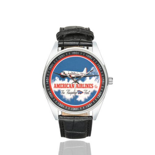 Alternative view of AAirlines7378 Men's Casual Leather Strap Watch(Model 211)