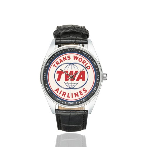 Alternative view of TWA 01 Men's Casual Leather Strap Watch.