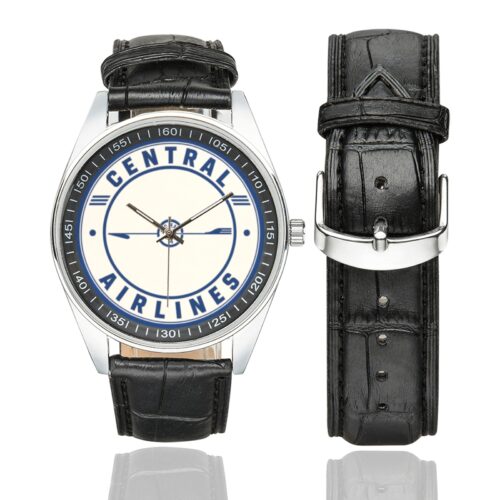 central airlines 02 Men's Casual Leather Strap Watch(Model 211) central airlines 02 Men's Casual Leather Strap Watch(Model 211)