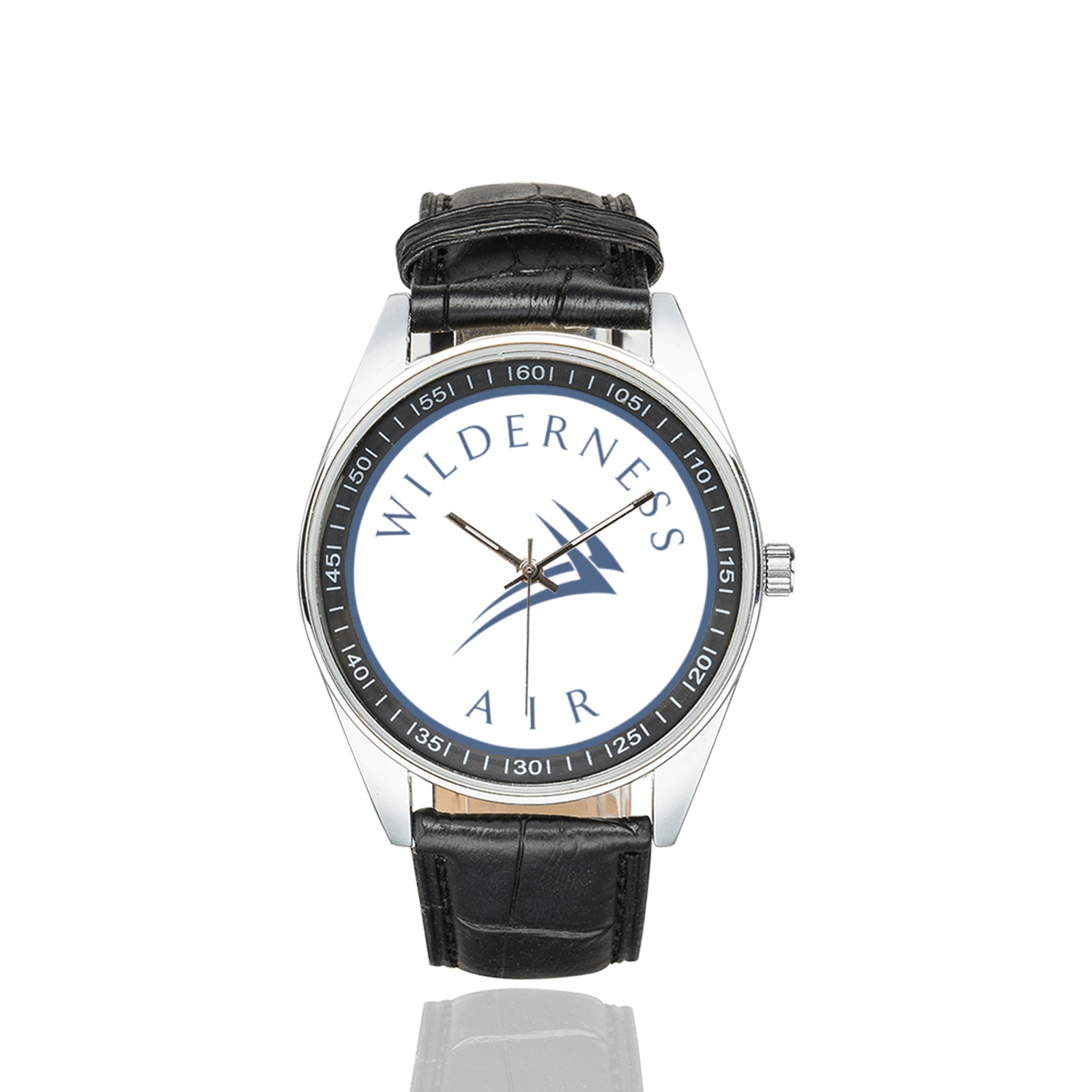 wilderness air Men's Casual Leather Strap Watch. wilderness air Men's Casual Leather Strap Watch. - Image 2