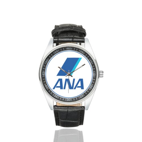 Alternative view of ANA 02 Men's Casual Leather Strap Watch.