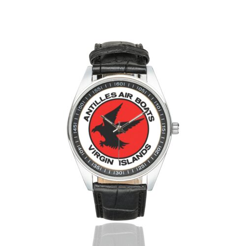 Alternative view of antilles air boats Men's Casual Leather Strap Watch.