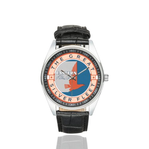 Alternative view of Eastern Air Lines vintage 03 Men's Casual Leather Strap Watch(Model 211)