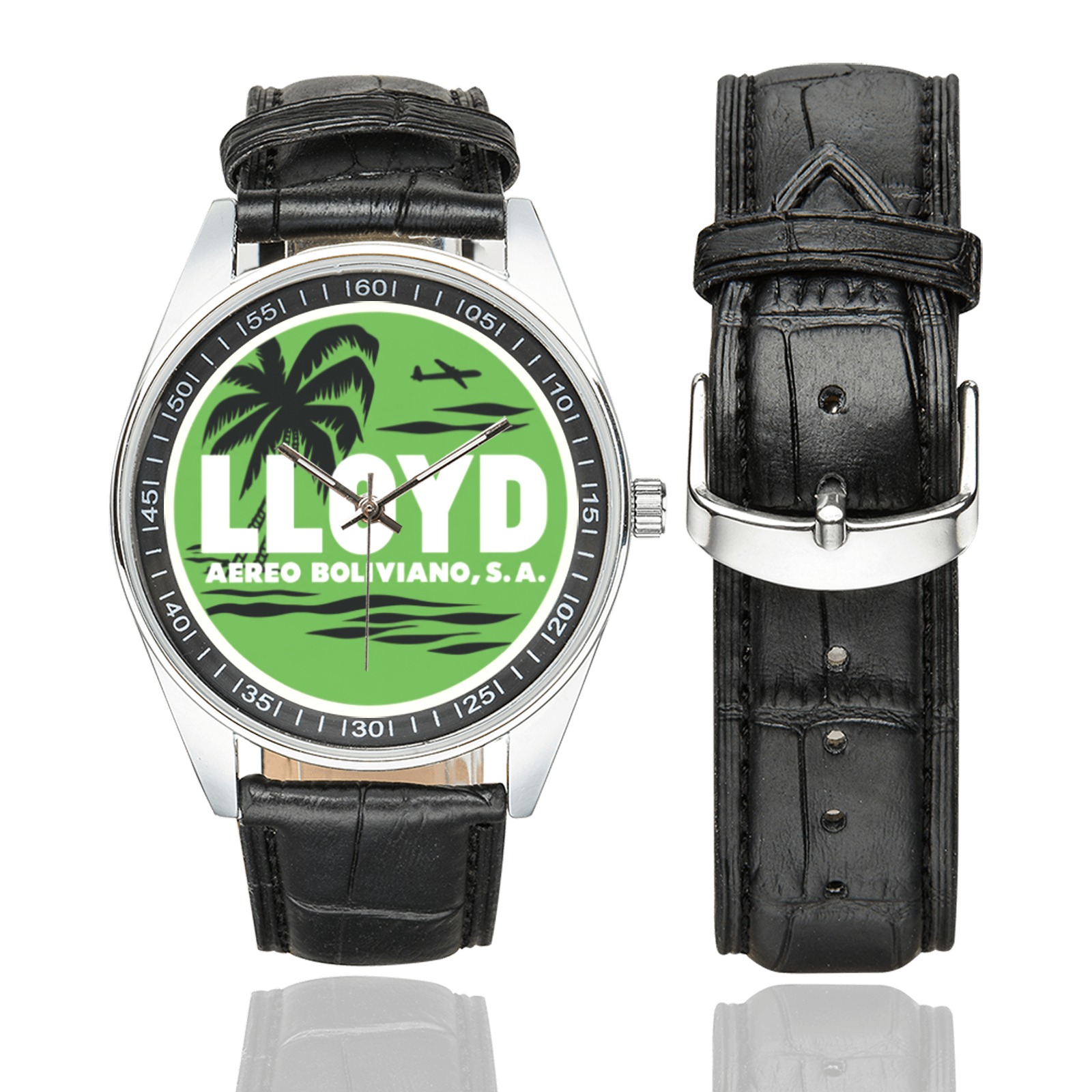 LLOYD Aero Boliviano 02 Men's Casual Leather Strap Watch. LLOYD Aero Boliviano 02 Men's Casual Leather Strap Watch.