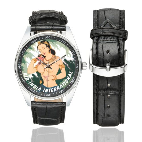air india international vintage Men's Casual Leather Strap Watch(Model 211) air india international vintage Men's Casual Leather Strap Watch(Model 211)