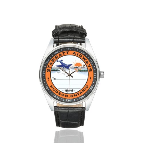 Alternative view of Starratt airways Men's Casual Leather Strap Watch.