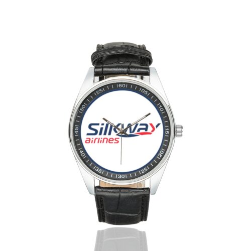 Alternative view of SILKWAY airlines 03 Men's Casual Leather Strap Watch.