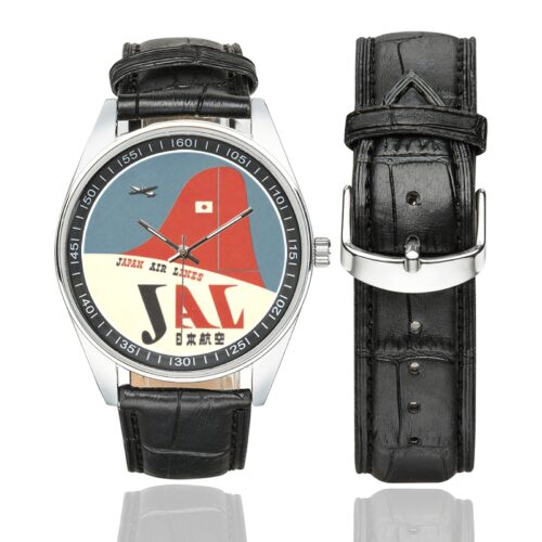Jal Men's Casual Leather Strap Watch(Model 211)