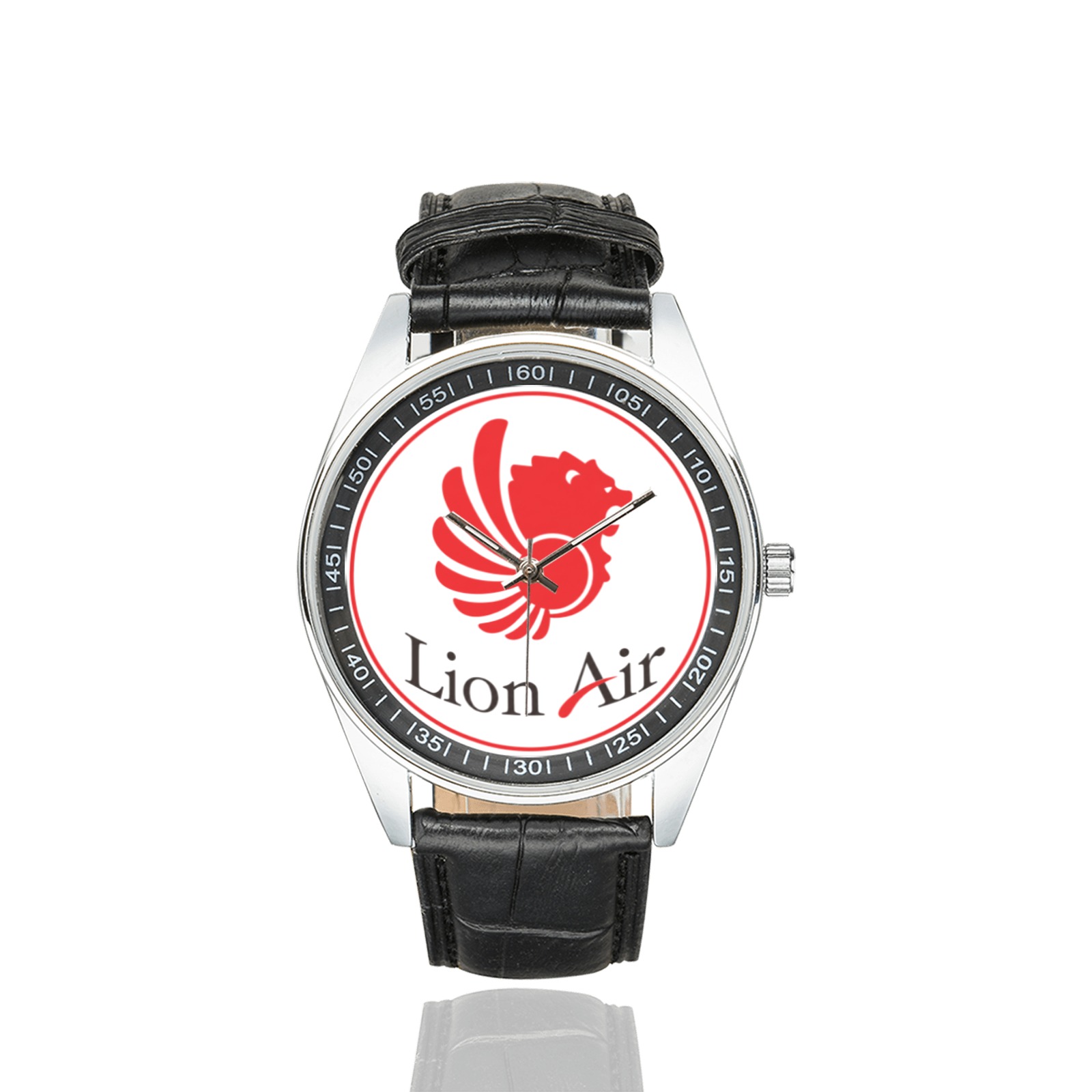 Lion Air Men's Casual Leather Strap Watch. Lion Air Men's Casual Leather Strap Watch. - Image 2