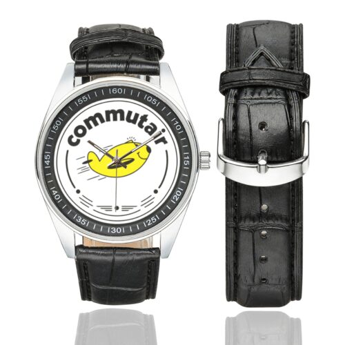 commutair Men's Casual Leather Strap Watch(Model 211) commutair Men's Casual Leather Strap Watch(Model 211)
