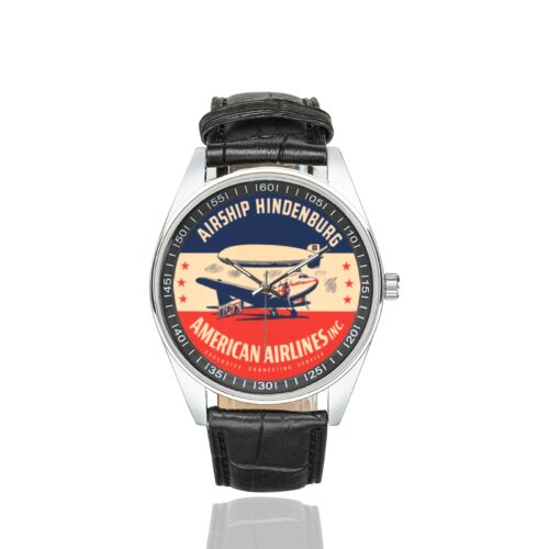 Alternative view of AAirlines524324 Men's Casual Leather Strap Watch(Model 211)