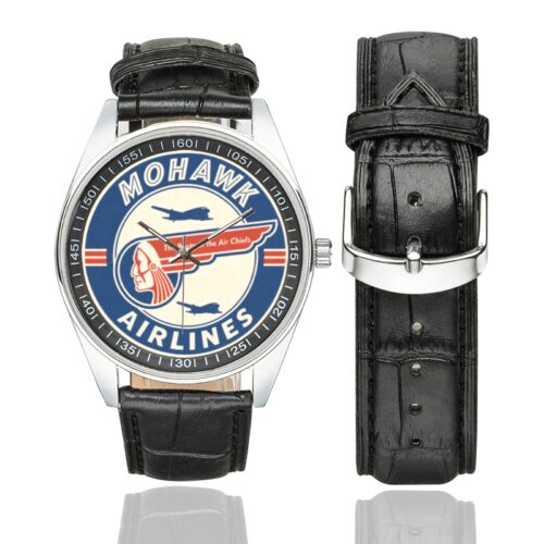 Mohawk 01 Men's Casual Leather Strap Watch.