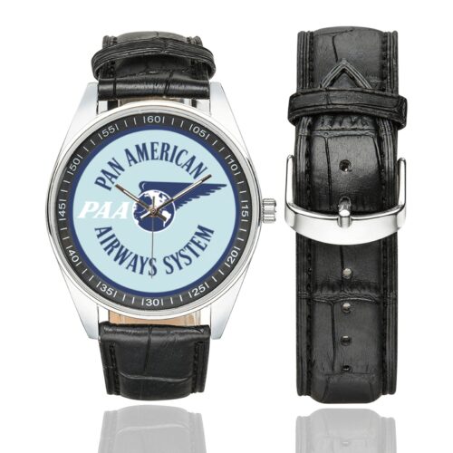 PAA vintage 02 Men's Casual Leather Strap Watch.