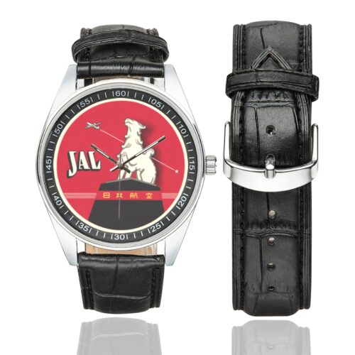 JAL 614165 Men's Casual Leather Strap Watch(Model 211)