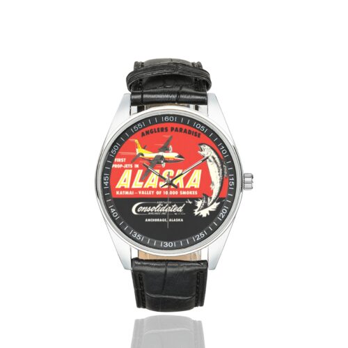 Alternative view of Alaska3546 Men's Casual Leather Strap Watch(Model 211)