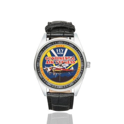 Alternative view of continental air express Men's Casual Leather Strap Watch(Model 211)