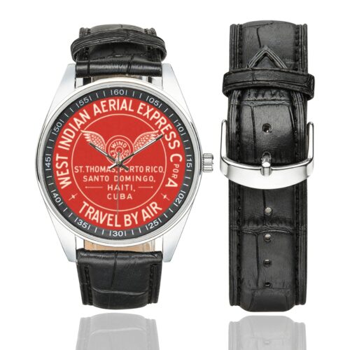 WIAE Men's Casual Leather Strap Watch(Model 211)