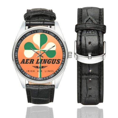 aer lingus Men's Casual Leather Strap Watch(Model 211) aer lingus Men's Casual Leather Strap Watch(Model 211)