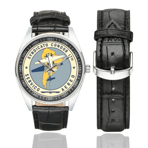 Syndicato Condor Men's Casual Leather Strap Watch(Model 211) Syndicato Condor Men's Casual Leather Strap Watch(Model 211)