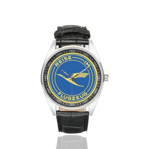 Alternative view of Lufthansa vintage 05 Men's Casual Leather Strap Watch(Model 211)