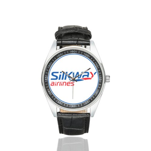 Alternative view of SILKWAY airlines 01 Men's Casual Leather Strap Watch.