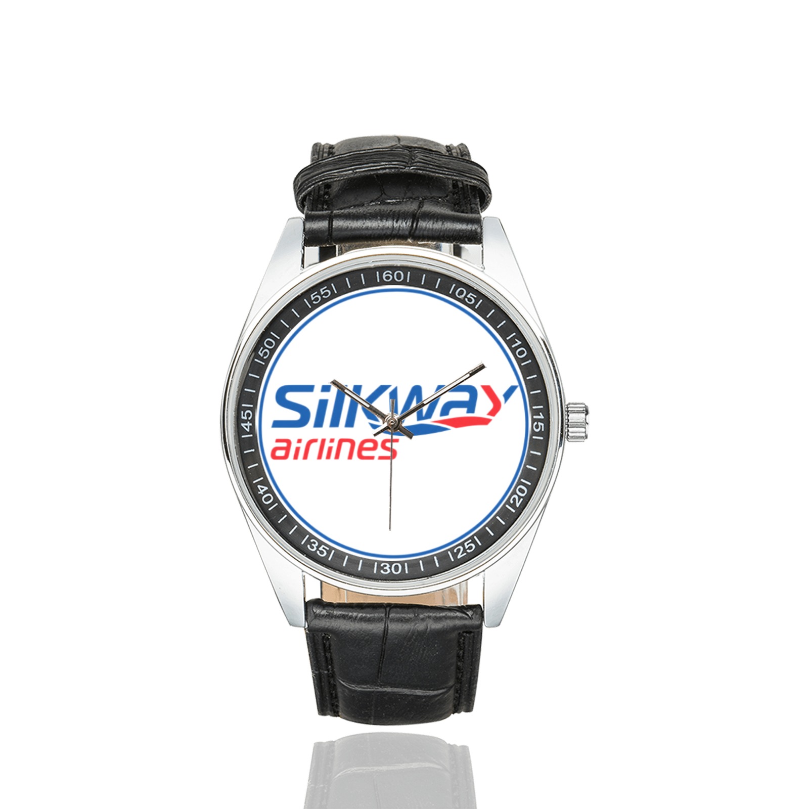 SILKWAY airlines 01 Men's Casual Leather Strap Watch. SILKWAY airlines 01 Men's Casual Leather Strap Watch. - Image 2