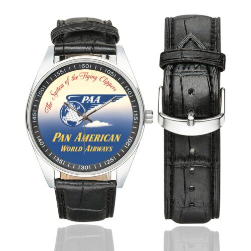 PAA vintage 01 Men's Casual Leather Strap Watch.