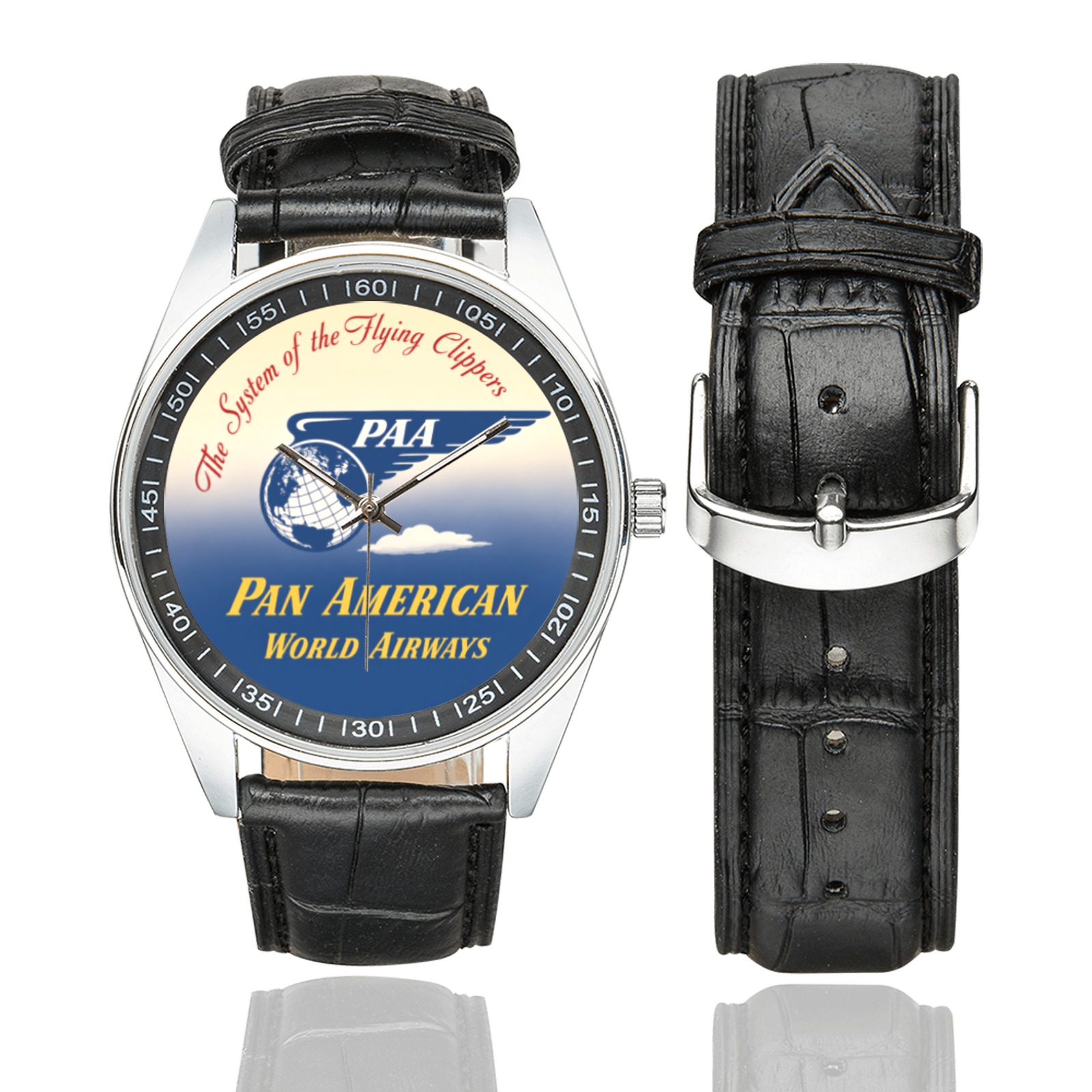 PAA vintage 01 Men's Casual Leather Strap Watch. PAA vintage 01 Men's Casual Leather Strap Watch.