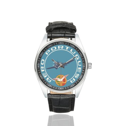 Alternative view of Aero portuguesa Men's Casual Leather Strap Watch(Model 211)