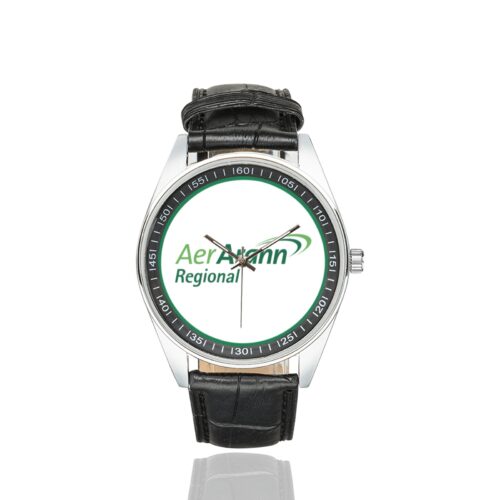 Alternative view of aer arann regional Men's Casual Leather Strap Watch.