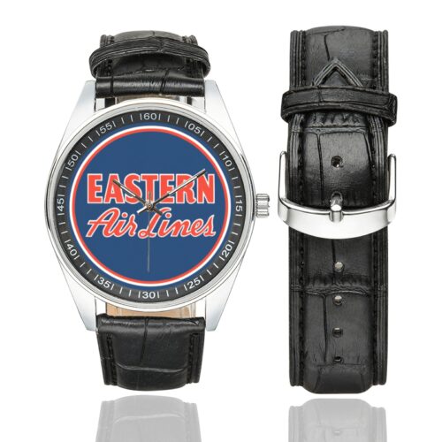 Eastern Air Lines vintage 02 Men's Casual Leather Strap Watch(Model 211) Eastern Air Lines vintage 02 Men's Casual Leather Strap Watch(Model 211)