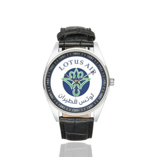 Alternative view of Lotus Air Men's Casual Leather Strap Watch.