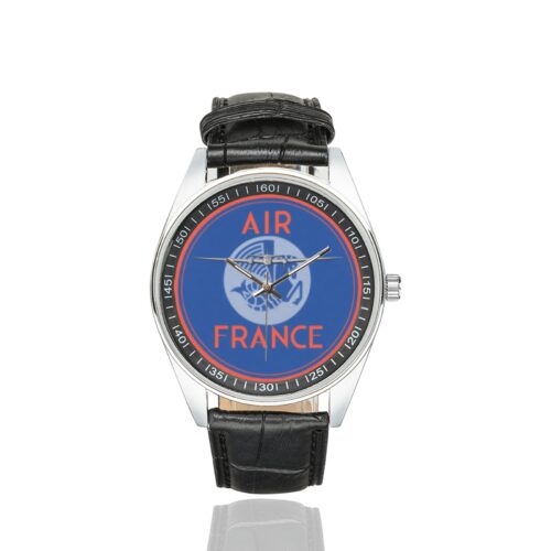 Alternative view of air france 541564 Men's Casual Leather Strap Watch(Model 211)